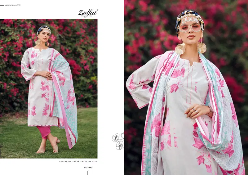 Iconic by Zulfat Pure Cotton Printed Dress Material Wholesale Market In Surat